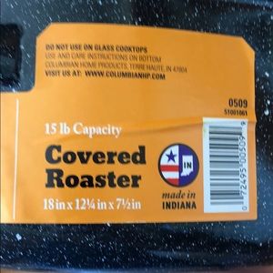 Graniteware covered roaster